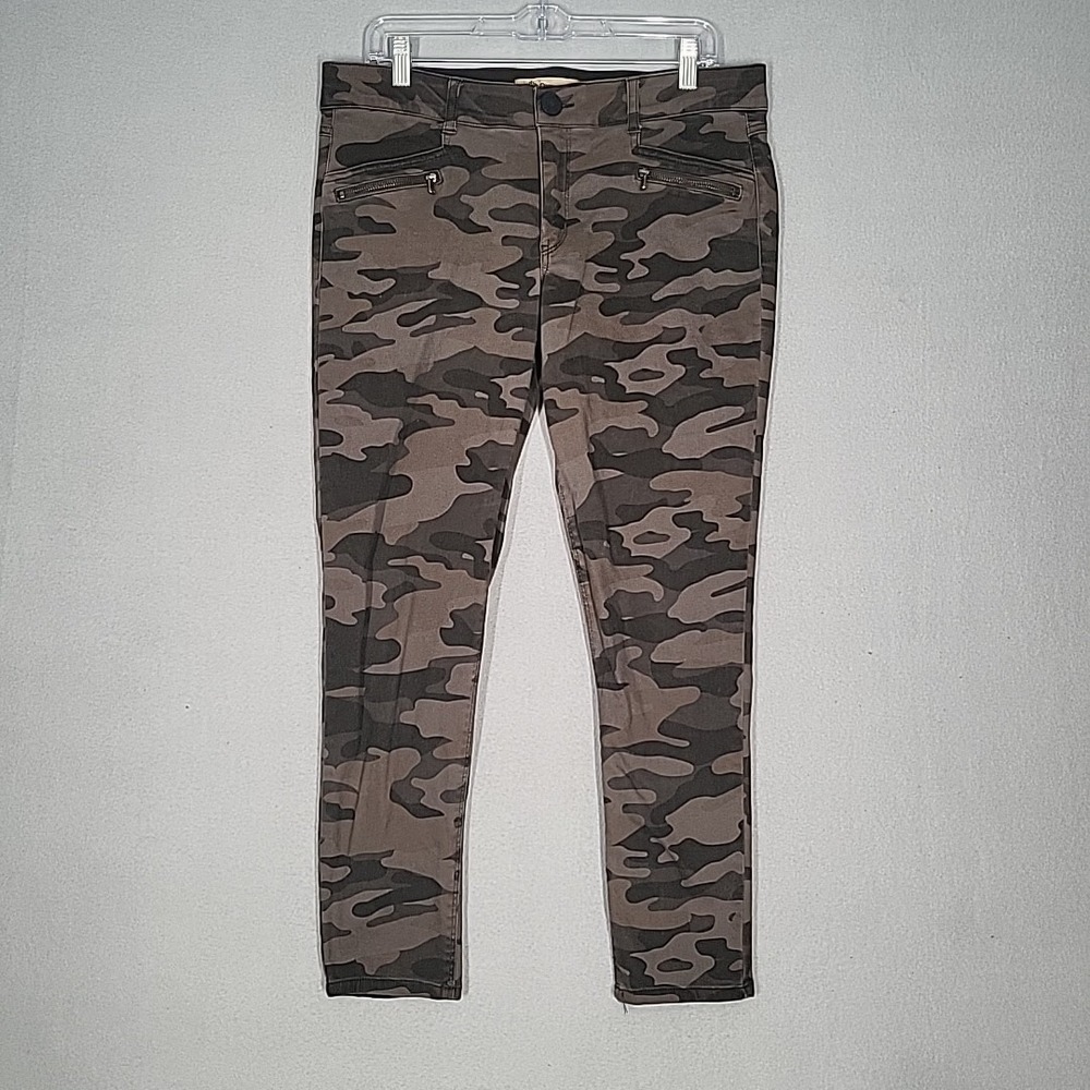 Democracy‎ Jeggings Women's 12 Multicolor Camo Cotton Blend Casual